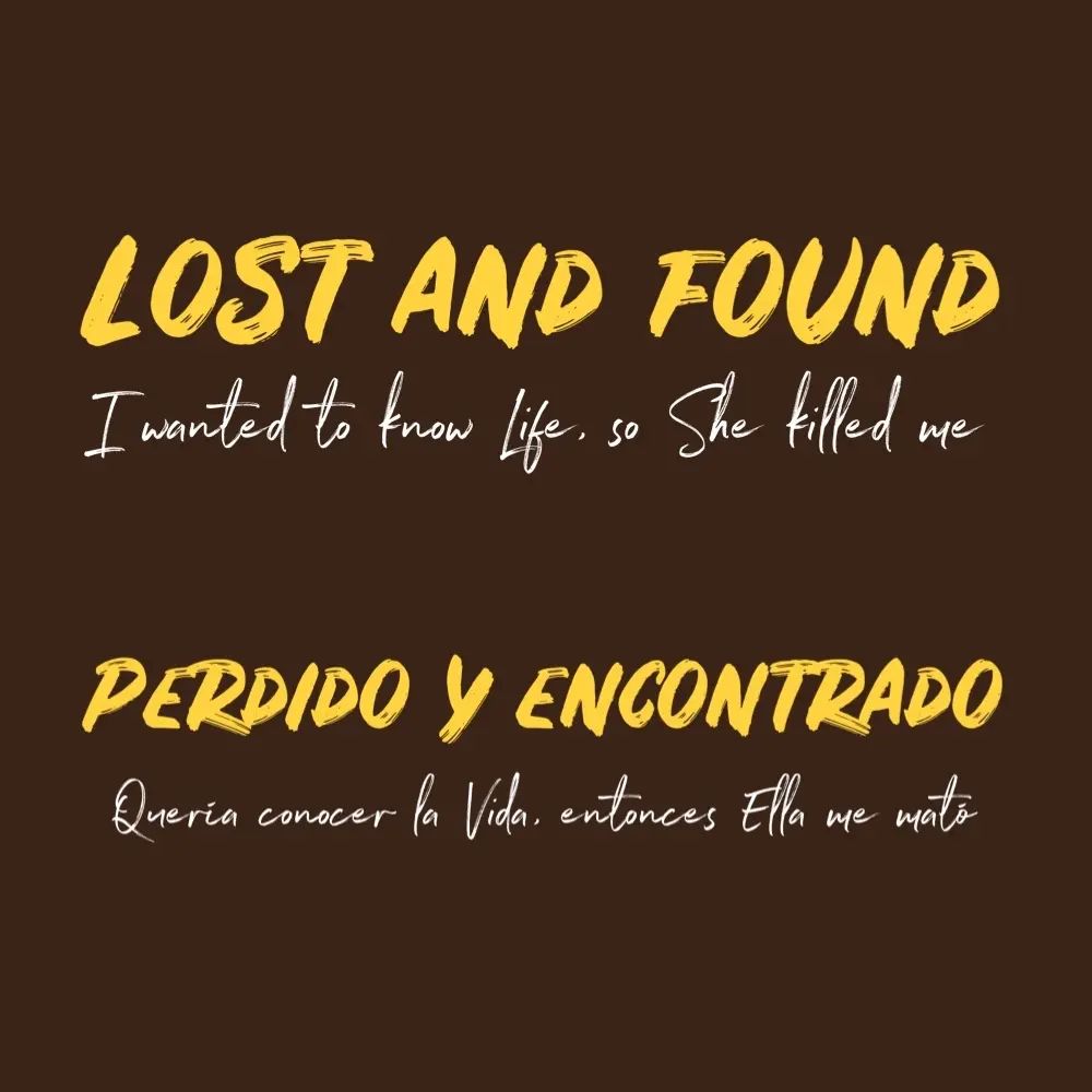 Lost and Found Poems Preview / Perdido y Encontrado Poema Vista Previa (EN/ESP)